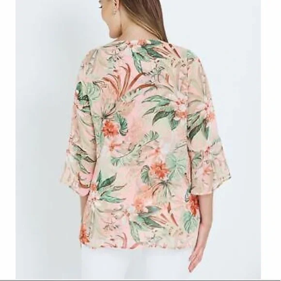 J. Jill Tropical Floral Top - Picture 2 of 16